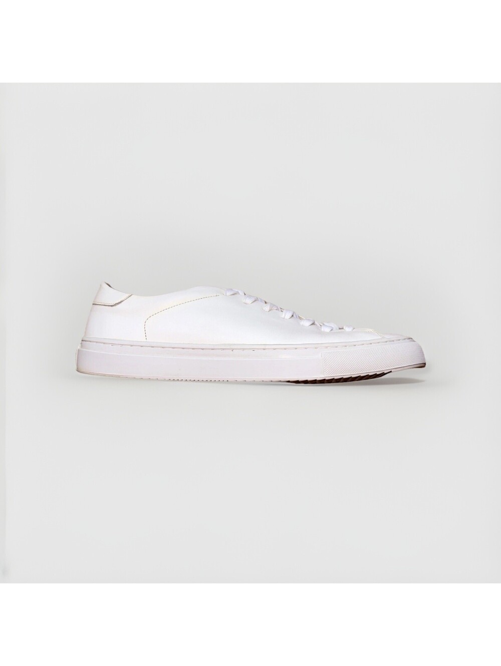 Beckett Simonon Reid White Leather Low Top Sneakers Men’s Size 10.5